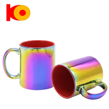 Tasse de tasse irisée de couleur personnalisée Morniste multicolore